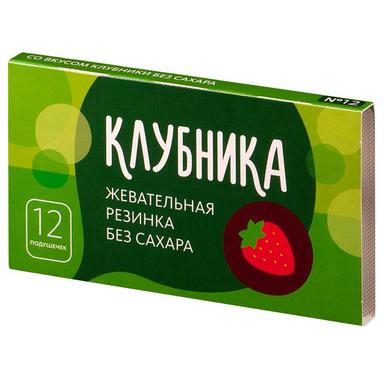 PL Резинка жевательная б/сахара Клубника 12 шт.