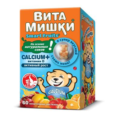 ВитаМишки Кальций+ витамин Д пастилки жевательные 2,5г 60 шт.