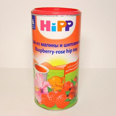 Чай "Hipp" малина и шиповник с 6 месяца 200г уп 1 шт.