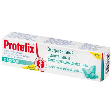 Протефикс крем д/фиксации зубных протезов экстрасильный Мята 40мл