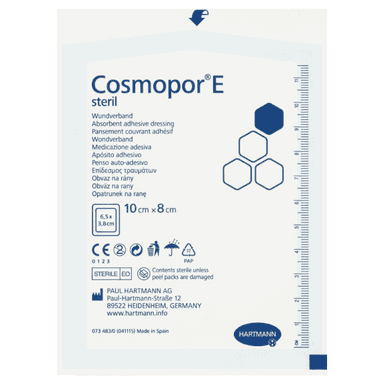 Повязка Cosmopor E на рану самоклеящаяся стерильная 8 х 10см 1 шт.