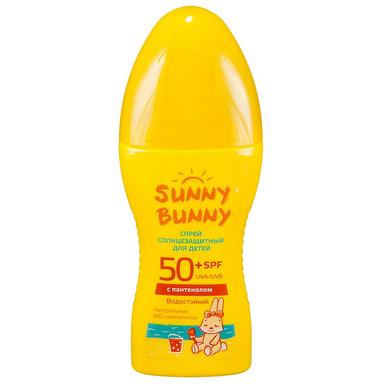 Sunny Bunny Спрей солнцезащитный для детей SPF50+ водостойкий с пантенолом 150мл