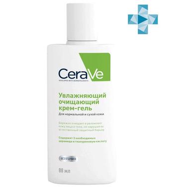 CeraVe Крем-гель увлажняющий очищающий д/нормальной и сухой кожи 88мл