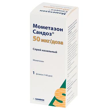 Мометазон Сандоз спрей 50мкг/доза 140доз.фл.с доз.1 шт.