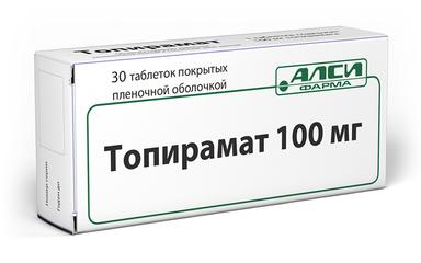 Топирамат-АЛСИ таблетки 100мг 30 шт.