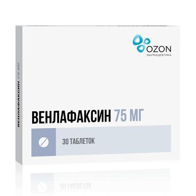 Венлафаксин таблетки 75мг 30 шт.