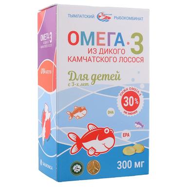Сальмоника Омега-3 из дикого камчатского лосося для детей с трех лет капс.300мг 84 шт.