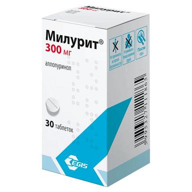 Милурит/Аллопуринол-Эгис таблетки 300мг 30 шт.