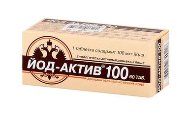 Йод-актив-100 тб 60 шт.