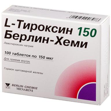 L-Тироксин 150 Берлин Хеми таблетки 150мкг 100 шт.