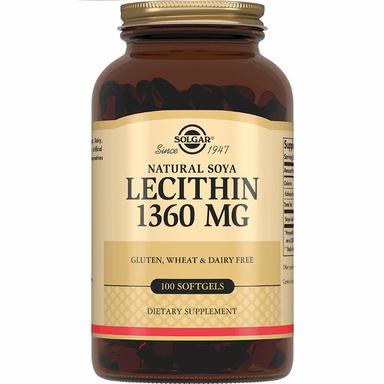 Солгар Лецитин натуральный соевый капсулы 100 шт.