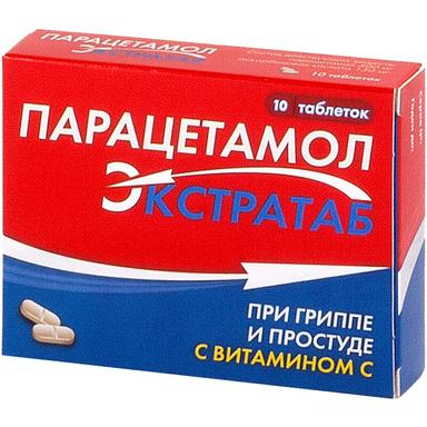 Парацетамол Экстратаб таблетки 500+150мг 10 шт.