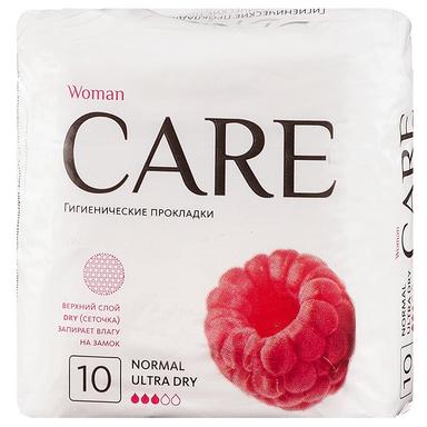 Care Woman Прокладки гигиенические Нормал Ультра Драй 10 шт.