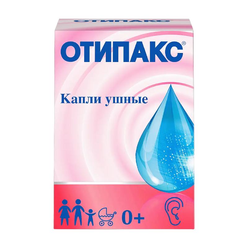 Отипакс 10 мг/г+40 мг/г капли ушные 16 г купить в аптеке, цена в Москве ...