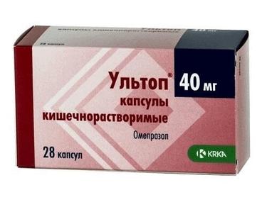 Ультоп 40 мг капсулы 28 шт