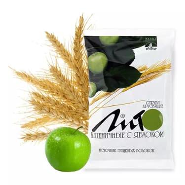Лито Отруби хрустящие с кальцием и яблоком 200 г