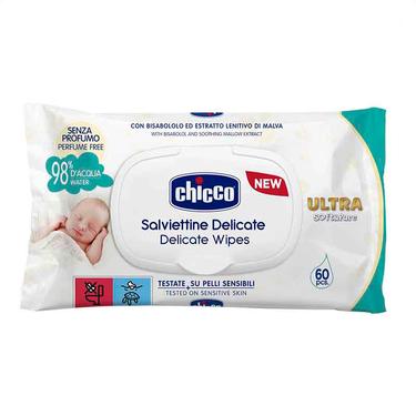 Chicco Салфетки влажные очищающие 60 шт