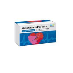 Метопролол Реневал 100 мг таблетки 60 шт