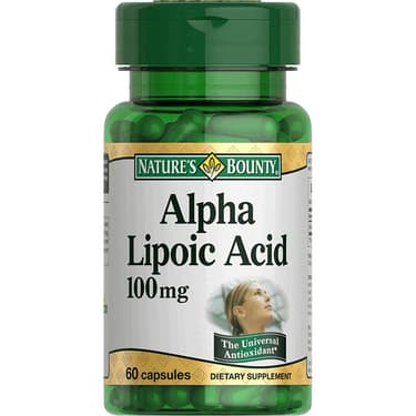 Nature's Bounty Альфа-липоевая кислота 100 мг капсулы 60 шт