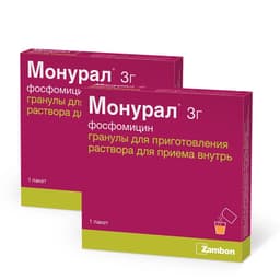 Монурал гранулы для приема внутрь 3 г 2 шт