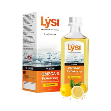 Lysi Омега-3 240 мл Лимон
