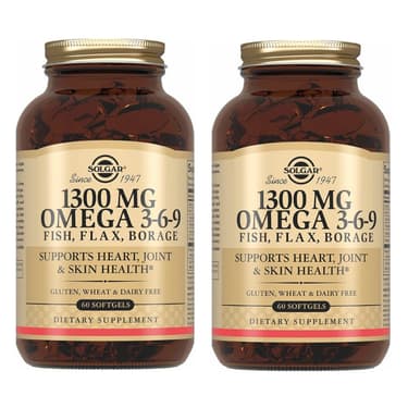 Набор 2Х Solgar Комплекс жирных кислот 1300 мг Омега 3-6-9 капсулы 60 шт