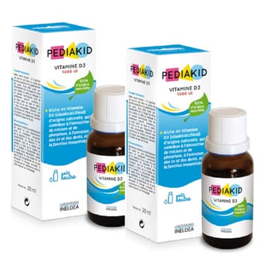 Набор 2Х PEDIAKID Витамин Д3 капли для приема внутрь 20 мл