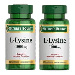 Набор 2Х Nature's Bounty L-лизин 1000 мг таблетки 60 шт