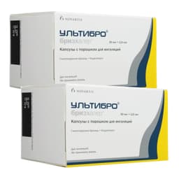 Набор 2Х Ультибро Бризхалер 50 мкг+110 мкг капсулы с порошком для ингаляций 30 шт + ингалятор