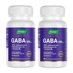 Набор 2Х Evalar Laboratory ГАБА 500 мг капсулы 60 шт