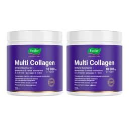 Набор 2Х Evalar Laboratory Мульти Коллаген 10 000 мг порошок 225 г
