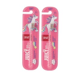 Набор 2Х Splat Juicy Lab Магия единорога Зубная щетка для детей от 4 лет Мягкая Прозрачная