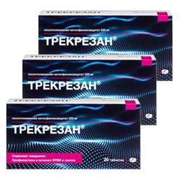 Набор 3Х Трекрезан 200 мг таблетки 20 шт