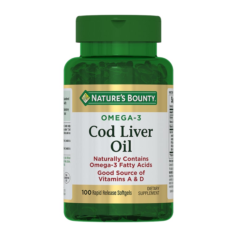 Nature's Bounty Жир из печени норвежской трески капсулы 100 шт