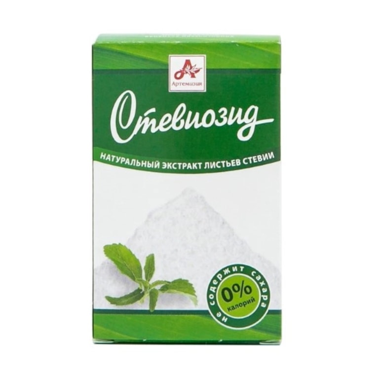 Стевиозид Натуральный экстракт листьев стевии порошок 20 г