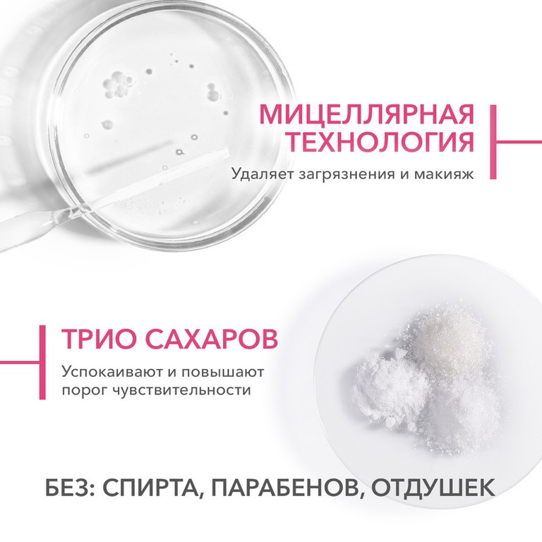 Bioderma Sensibio Н2О Вода мицеллярная для чувствительной кожи лица 500 мл