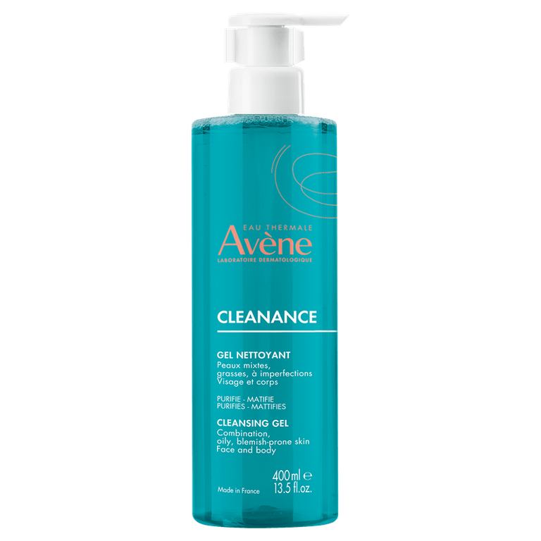Avene Cleanance Гель очищающий для жирной или склонной к акне кожи лица и тела 400 мл