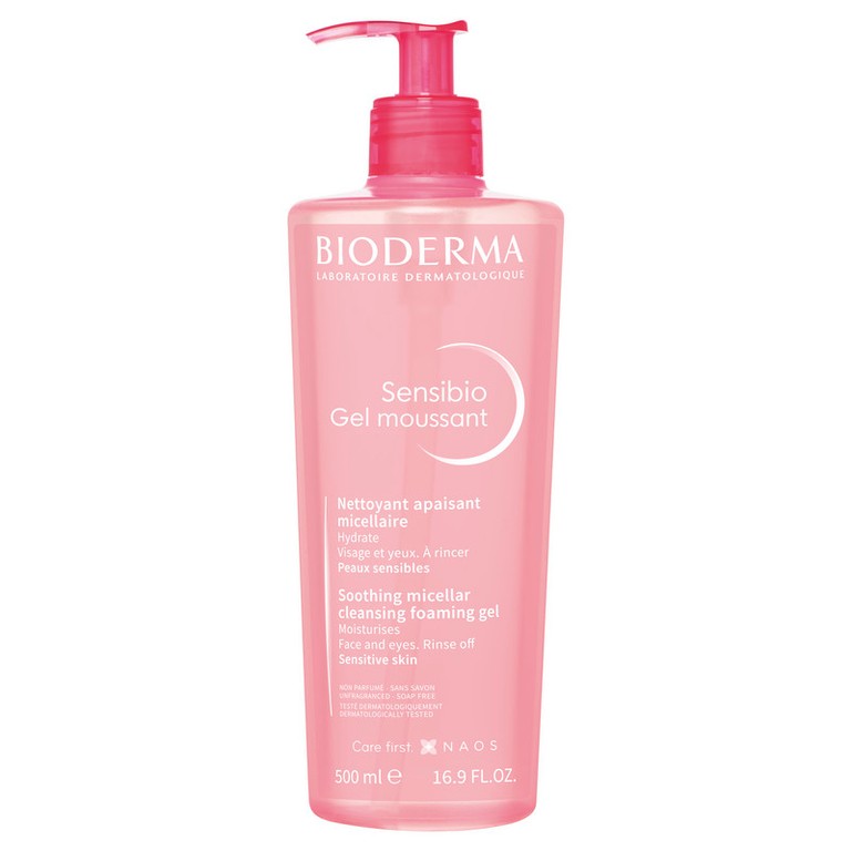 Bioderma Sensibio Гель мицеллярный очищающий для чувствительной кожи лица 500 мл