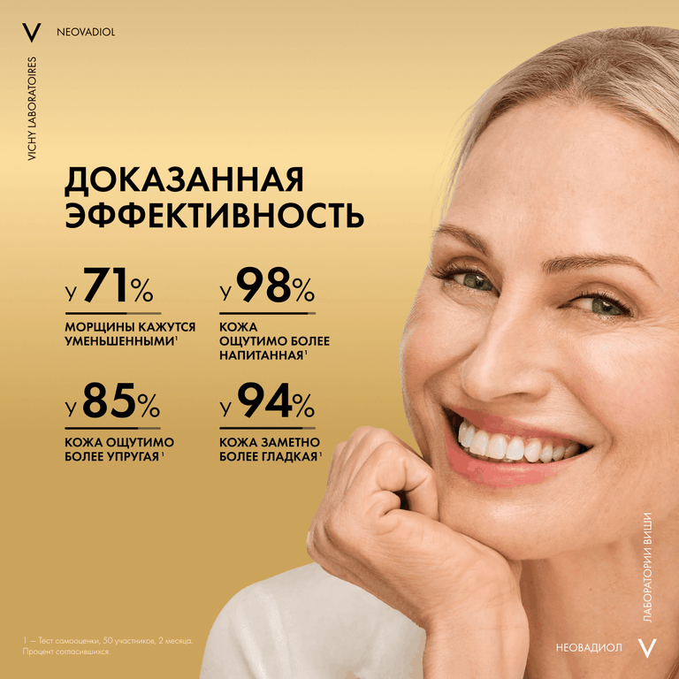 Vichy Neovadiol Ночной антивозрастной крем для лица восстанавливающий и питательный в период менопаузы 50 мл