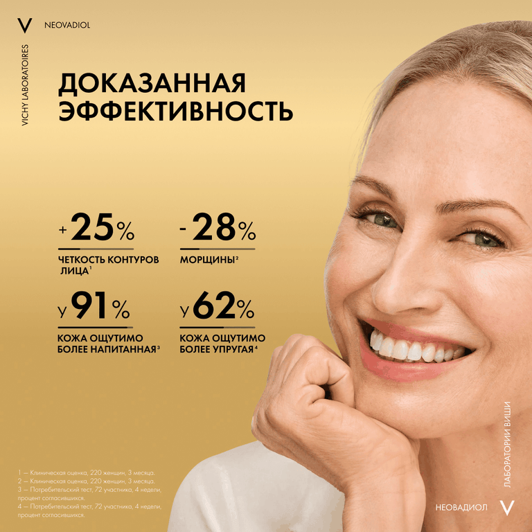 Vichy Neovadiol Magistral Дневной антивозрастной крем для кожи лица против морщин восстанавливающий и ремоделирующий контуры лица 50 мл