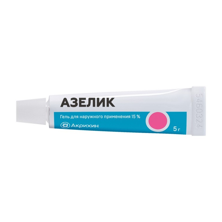 Азелик 15% гель для наружного применения 5 г