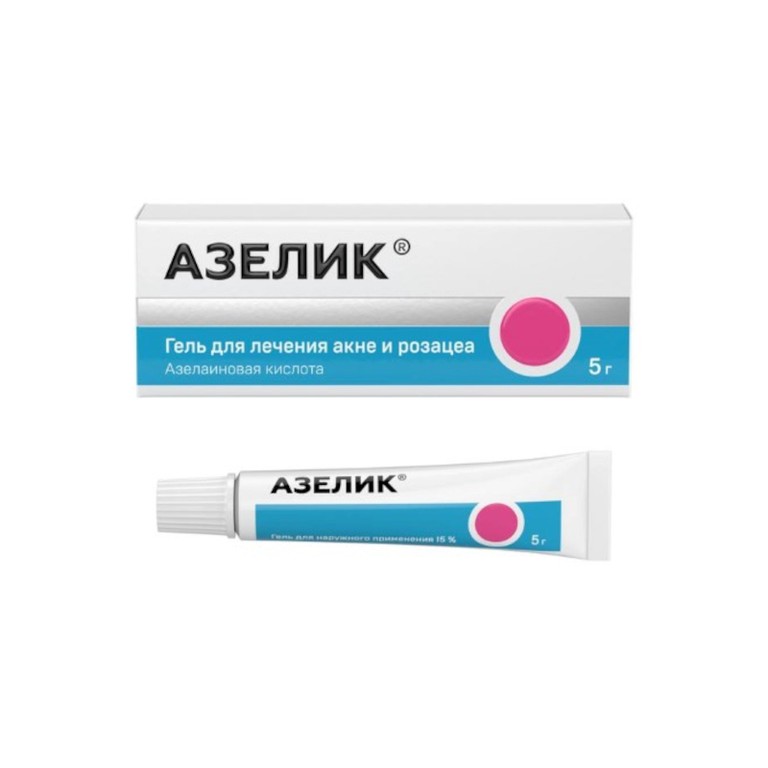 Азелик 15% гель для наружного применения 5 г