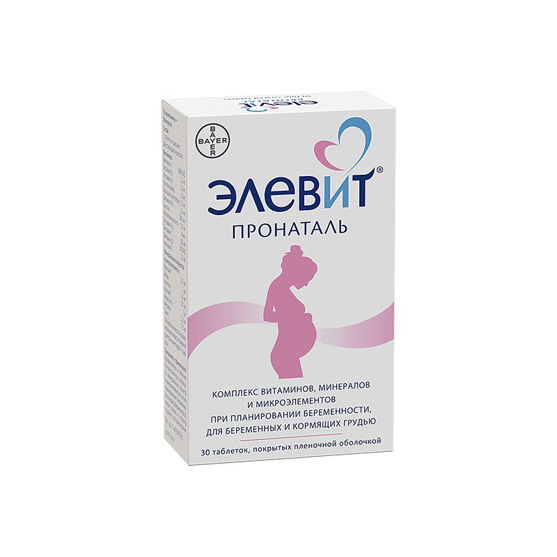 Элевит Пронаталь таблетки 30 шт