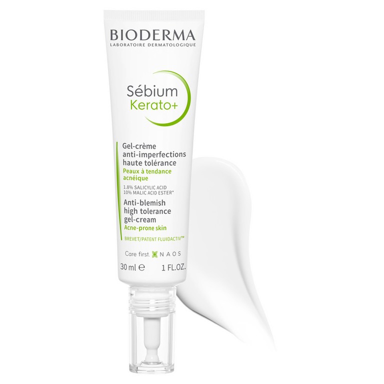 Bioderma Sebium Kerato+ Крем-гель отшелушивающий с кислотами для устранения несовершенств кожи 30 мл