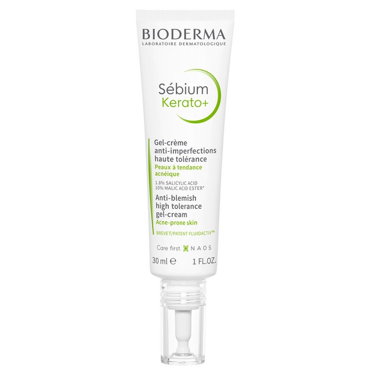 Bioderma Sebium Kerato+ Крем-гель отшелушивающий с кислотами для устранения несовершенств кожи 30 мл