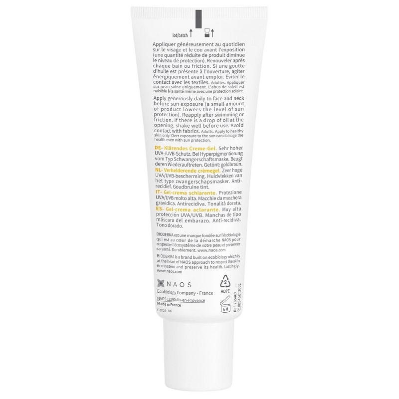 Bioderma Photoderm М Крем-гель тональный солнцезащитный SPF 50+ Темный оттенок 40 мл