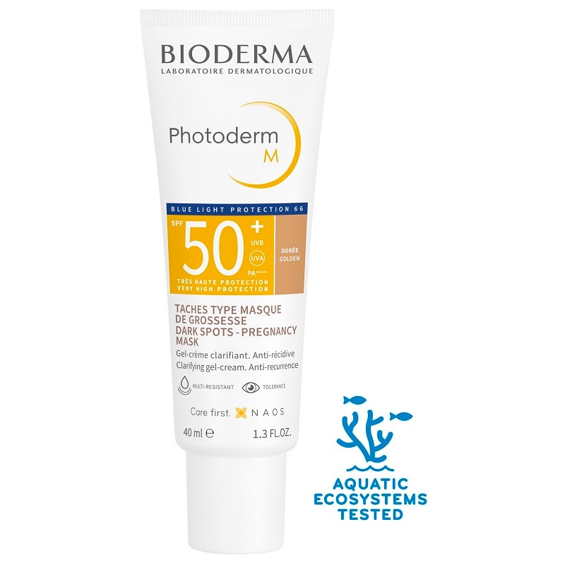 Bioderma Photoderm М Крем-гель тональный солнцезащитный SPF 50+ Темный оттенок 40 мл