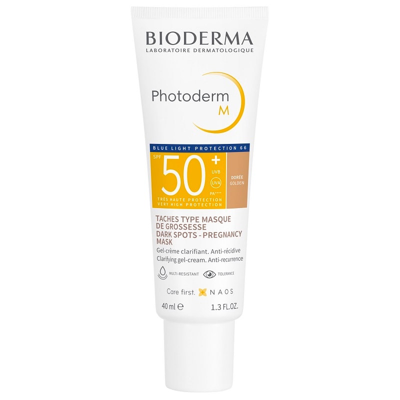 Bioderma Photoderm М Крем-гель тональный солнцезащитный SPF 50+ Темный оттенок 40 мл