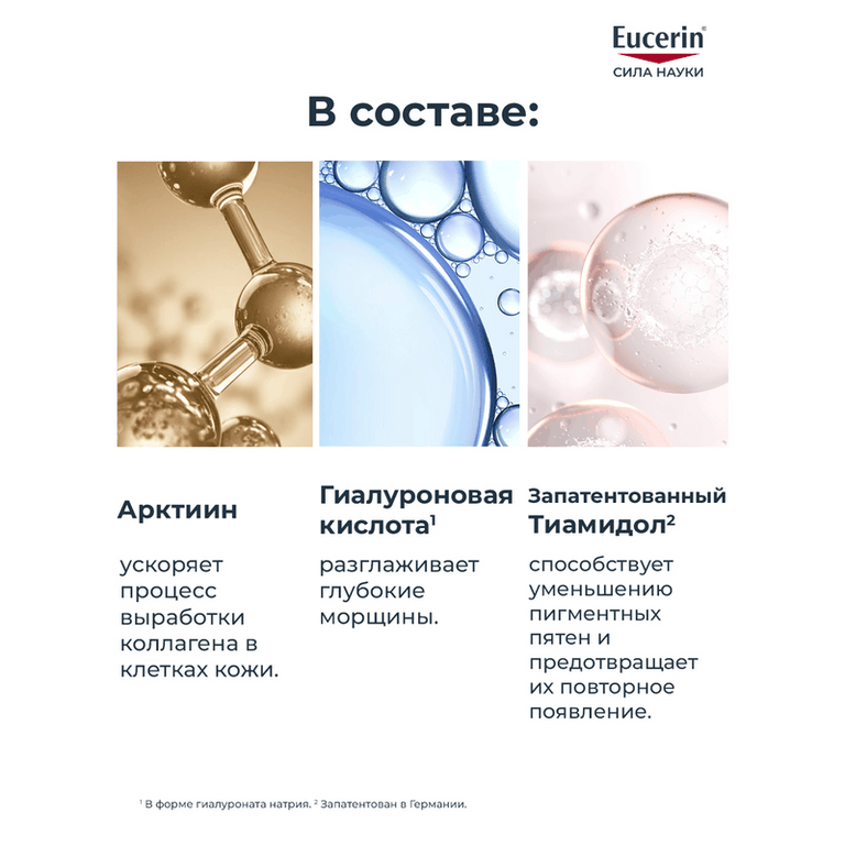 Eucerin Hyaluron-Filler+Elasticity Антивозрастная 3D сыворотка против пигментации 30 мл