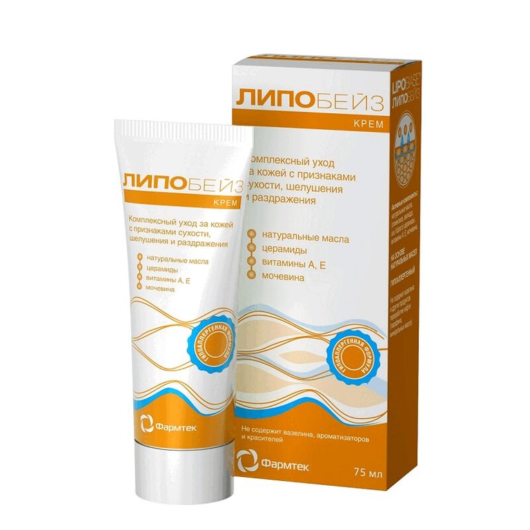 Липобейз Крем от сухости и раздражения 75 мл